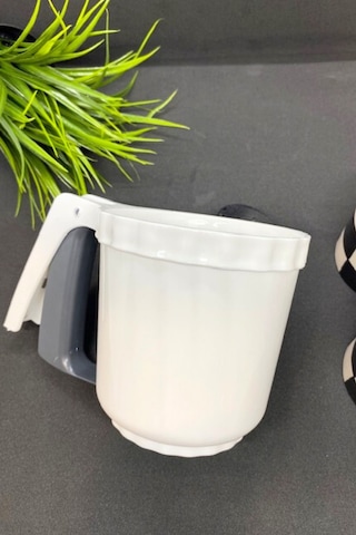 Plastik Bas Çek Un Eleği , Pudra Şeker Serpici , Elek Beyaz Diğer