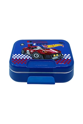 Hot Wheels 1030 Ml Çelik 2 Bölmeli Beslenme Kutusu 3473 Çok Renkli