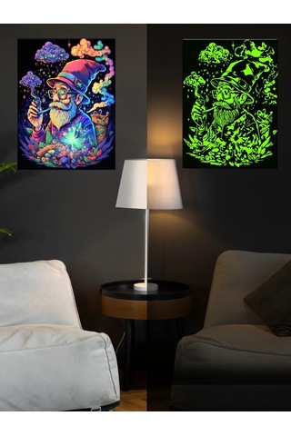 Fluid Siyah Tuval Üzerine Numaralı Resim 40x50 Cm 390696756