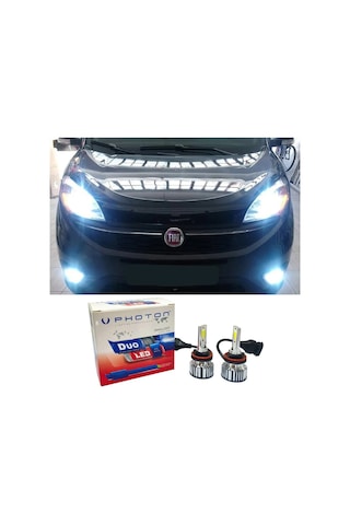 Fiat Doblo D4 Led Xenon Kısa Far Ampulü H7 Duo Yeni Seri Beyaz 2015-2023