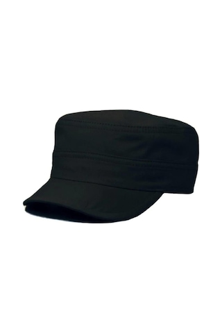 Castro Yazlık Keten Şapka - Unisex Siyah