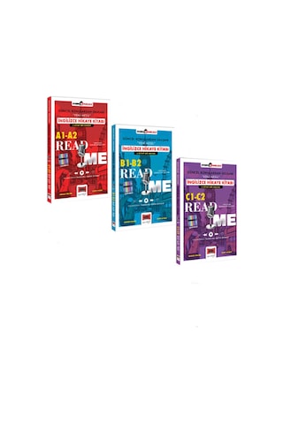 A1-a2 B1-b2 C1-c2 Read Me İngilizce Hikaye Kitabı 3 Kitap Bir Arada Set - 902788111