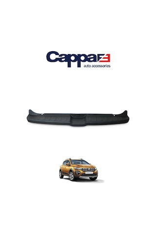 Cappafe Dacia Sandero Arka Tampon Eşiği Koruma Parlak Abs 2021 N11.7364