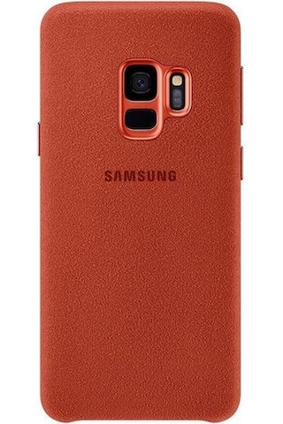 Galaxy S9 İle Uyumlu Alcantara Kılıf Red Ef-xg960aregww