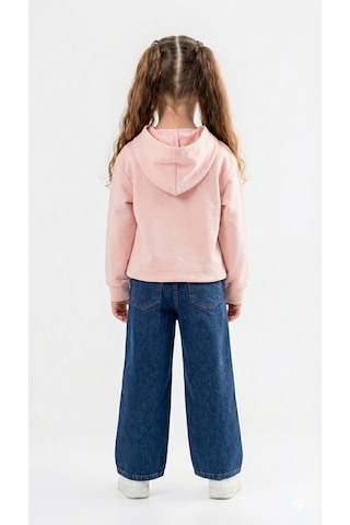 Xo Kids Kız Çocuk 2li Kombin Takım 8-14 Yaş Set0401 Mavi