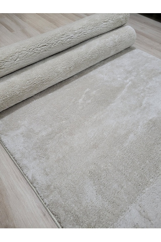 Arbese Kesme Yolluk Kaymaz Taban Yumuşak Peluş Halı Açık Vizon Ackvznarbs