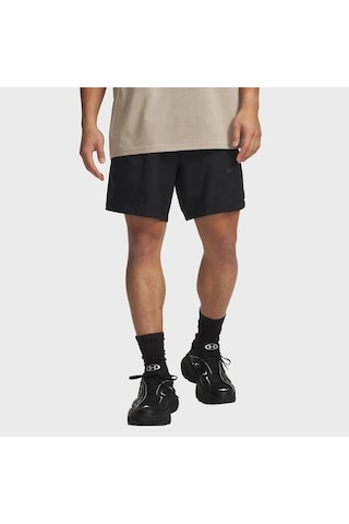 Under Armour Unstoppable Woven Erkek Siyah Polo Yaka Tişört