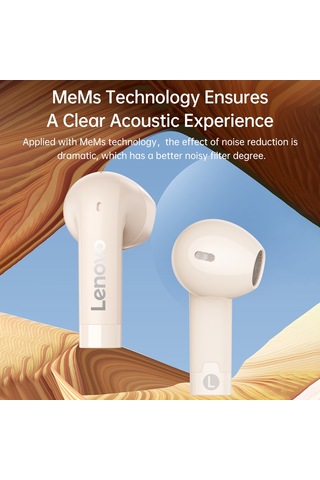 Skycity Lenovo Tw60 Bluetooth 5.3 Kulak İçi Kulaklık - 24 Saat Pil Ömrü, Hd Stereo, Mems Gürültü Engelleme, Beyaz