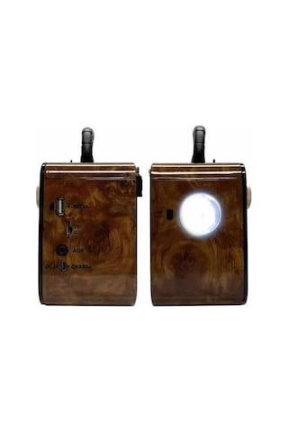 Nostaljik Radyo Bluetooth Bağlantılı Müzik Semeglbl - 95 Kutusu Ahşap