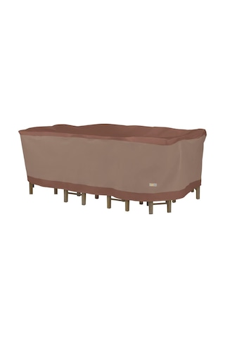 Son Derece Suya Dayanıklı 22 Cm Dikdörtgen/oval Veranda Masası Sandalye Kılıflı Diğer