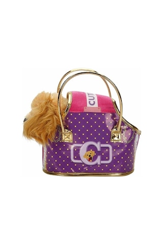 50585 Taşıma Çantalı Peluş Köpek -nessiworld
