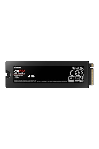Samsung Mz-v9p2t0cw, 990 Pro, 2tb, 7450/6900, Gen4, Nvme Pcıe M.2 2280, Ssd Soğutuculu Türkiye Distribütörü Garantili