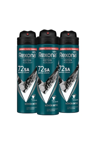Rexona Men Kömür Erkek Sprey Deodorant 3 x 150 ML