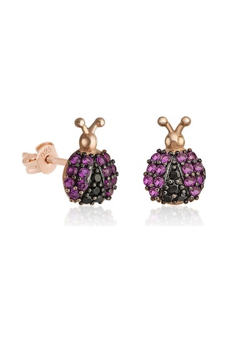 Caelo Gümüş Uğur Böceği Küpe