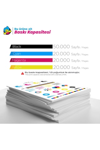 Epson Workforce Pro Wf-c529r Uyumlu Kartuş - Yüksek Kapasiteli Uyumlu Kartuş Set
