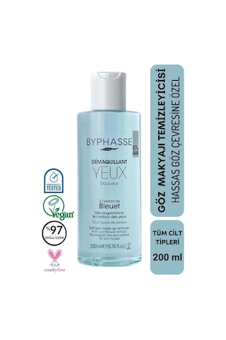 Byphasse Hassas Ciltler İçin Nazik Göz Makyaj Temizleyici 200 ML