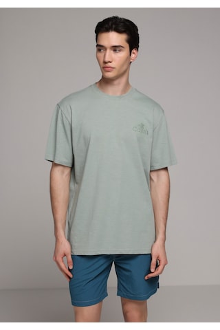 Colin's Colins Comfort Fit Yuvarlak Yaka Düz Erkek Yeşil Kısa Kol Tişört Cl1079304 Q1.v2 Sag Çok Renkli