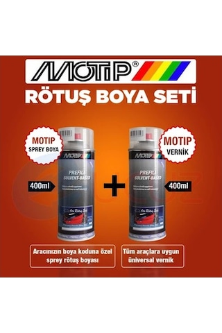 Renault Kod Teb65 Rütüş Motip Sprey Rötuş Boya Seti