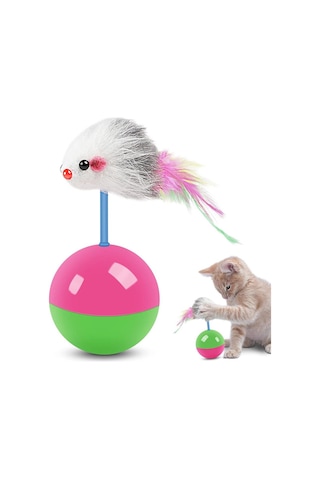 Omilife Kedi Oyuncağı Fare Desenli Hacıyatmaz