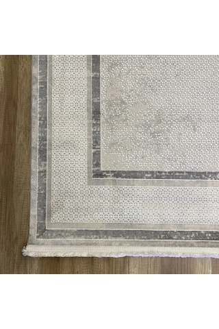 Hoom Rugs Grandy 4691 Antrasit Modern Halı Antrasit Beyaz