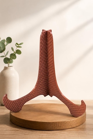 Tabak Ayağı Dekoratif Tabak Standı 18x18 Cm 3,8 Cm Kalınlık Dayanıklı Sunum Standı