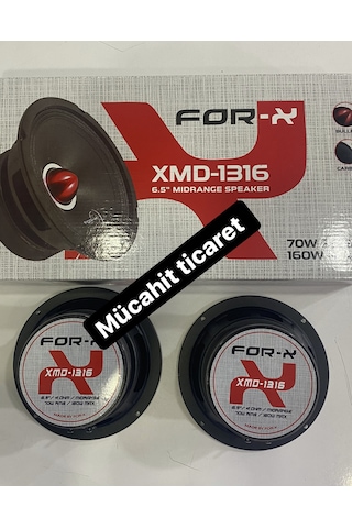 Forx 16Cm Carbon Midrange Ciftti 320Wat 140Rms Kapaksız