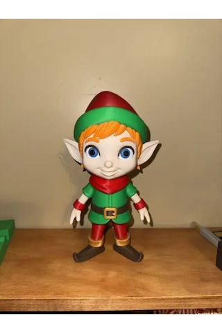 Sevimli Elf Figürü Masal Temalı Dekoratif Koleksiyon Biblosu