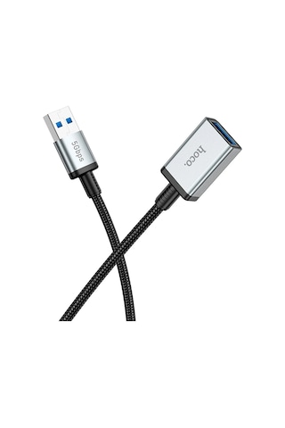 Hoco. Us10 50cm 5 Gbps Hız Tak Çalıştır Usb 3.0 To Usb 3.0 Uzatma Kablosu - Siyah
