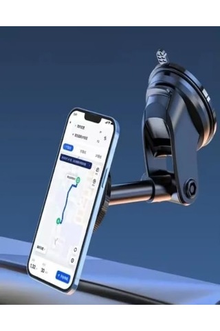 Vantuzl Manyetik Mıknatıslı Araç İçi Telefon Tutucu Kademeli Uzayan Telefon Cam Standı Diğer
