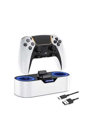 Novahub Newdery Ps5 Denetleyici Şarj İstasyonu, Playstation 5 Denetleyicileri İçin Beyaz, Model Zhx-n4p01, Amerika Birleşik Devletleri Beyaz Beyaz