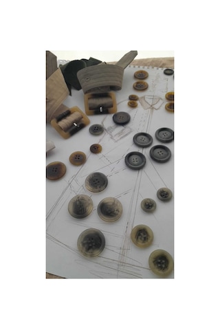 Polyester Düğme 25 Mm 7 Adet