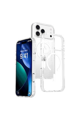 Buff Apple Uyumlu iPhone 17 Pro Max - MagSafe Kılıf + Ekran Koruyucu + Lens Koruyucu Glass