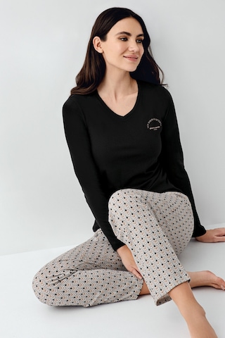 Pierre Cardin Kadın Siyah Pijama Takımı Pc9101-s-v1 Siyah