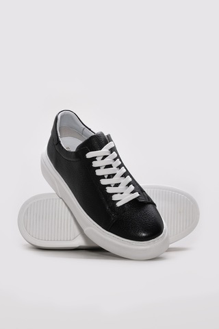 Fast Step Hakiki Deri Erkek Casual Ayakkabı 216ma888 Siyah