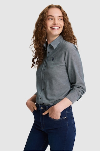 U.S. Polo Assn. Kadın Yeşil Uzun Kollu Basic Gömlek 50324791 Vr060 Eden Green