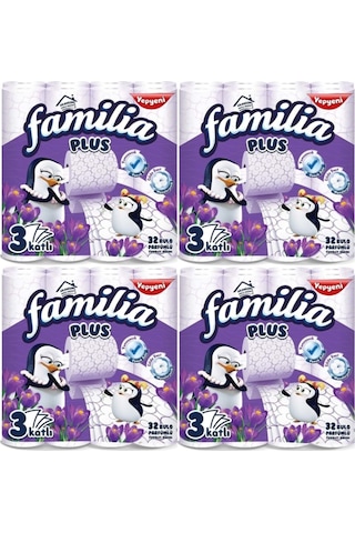 Plus Tuvalet Kağıdı 3 Katlı 128 Li Paket Sihirli Çiçekler 4pk 32