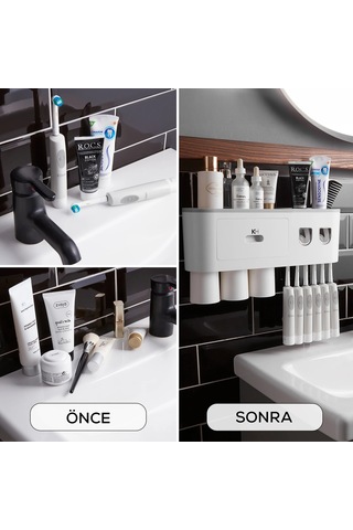 Karaca Home Glenda Banyo Organizer Aksesuar Beyaz