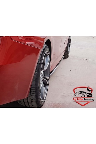 Bmw F30 3 Series - Marşpiyel Alt Çıtası - Piano Black Vakum