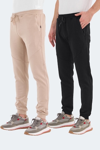 Slazenger Venom 2 Li Set Erkek Siyah - Bej Pantolon Siyah - Bej