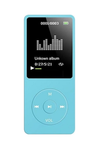 1049mp 8gb Hafıza Kartı li Ekranlı Mp3 Çalar Dahili Hoparlör Fm Radyo Bluetooth Müzik Çalar