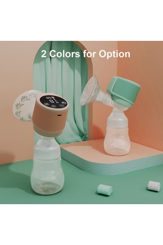 Entegre Elektrikli Göğüs Pompası Emzirme İçin 3 Mod & 9 Ayarlanabilir Emme Seviyesi Düşük Gürültü Geri Akış Önleyici 150ml Süt Şişesi İle Dahili Pil