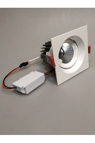 12W Günışığı Kare Hareketli Led Spot