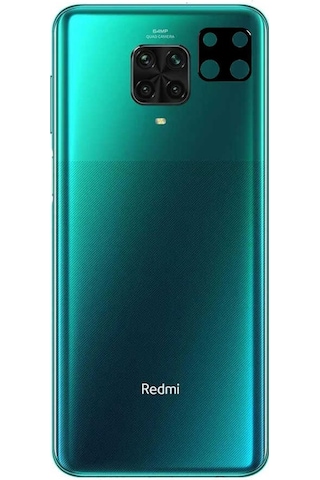 Xiaomi Redmi Note 9 Pro Zore 3D Kamera Camı Siyah