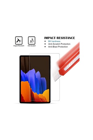 Galaxy Uyumlu Tab S7 Plus T970 Fuchsia Tablet Blue Nano Screen Protector