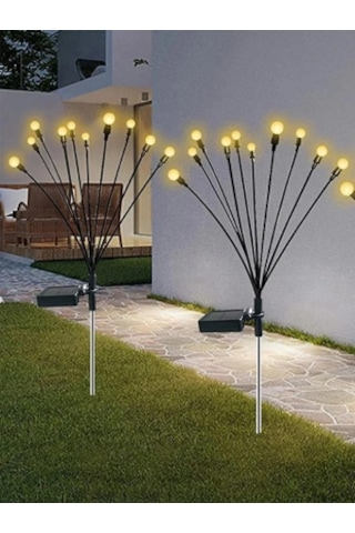Unichrome Güneş Enerjili Ateş Böceği Çiçek Lamba 6 Led'li