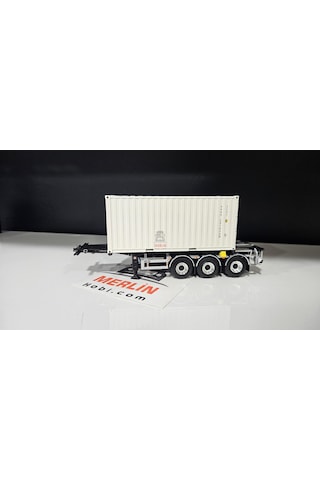 1/50 - 20 Ft Konteyner Ve Taşıma Dorsesi - 20ft Beyaz Renk