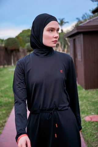 Marina M2478 Tam Kapalı Mayo-siyah Siyah