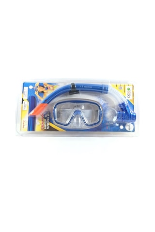 Maske Şnorkel Safari Dalış Seti Tepered Cam - 2186a/113csb Çok Renkli