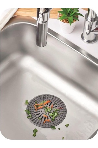 3 Adet Büyük Boy Mutfak Banyo Lavabo Gider Tıkacı Süzgeç Silikon Diğer