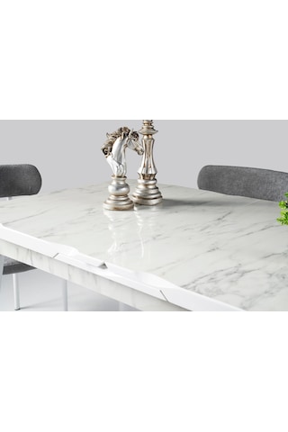 Yakamoz Alfa Mdf Mutfak Masa Sandalye Takımı 80x130cm